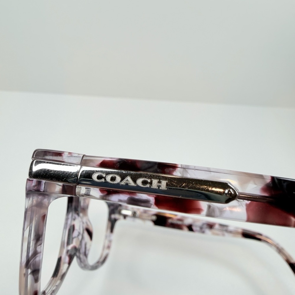 COACH HC6065 5548 (PURPLE TORTOISE) 51•17•135 COACH GLASSES COACH EYEGLASSES - Picture 8 of 13